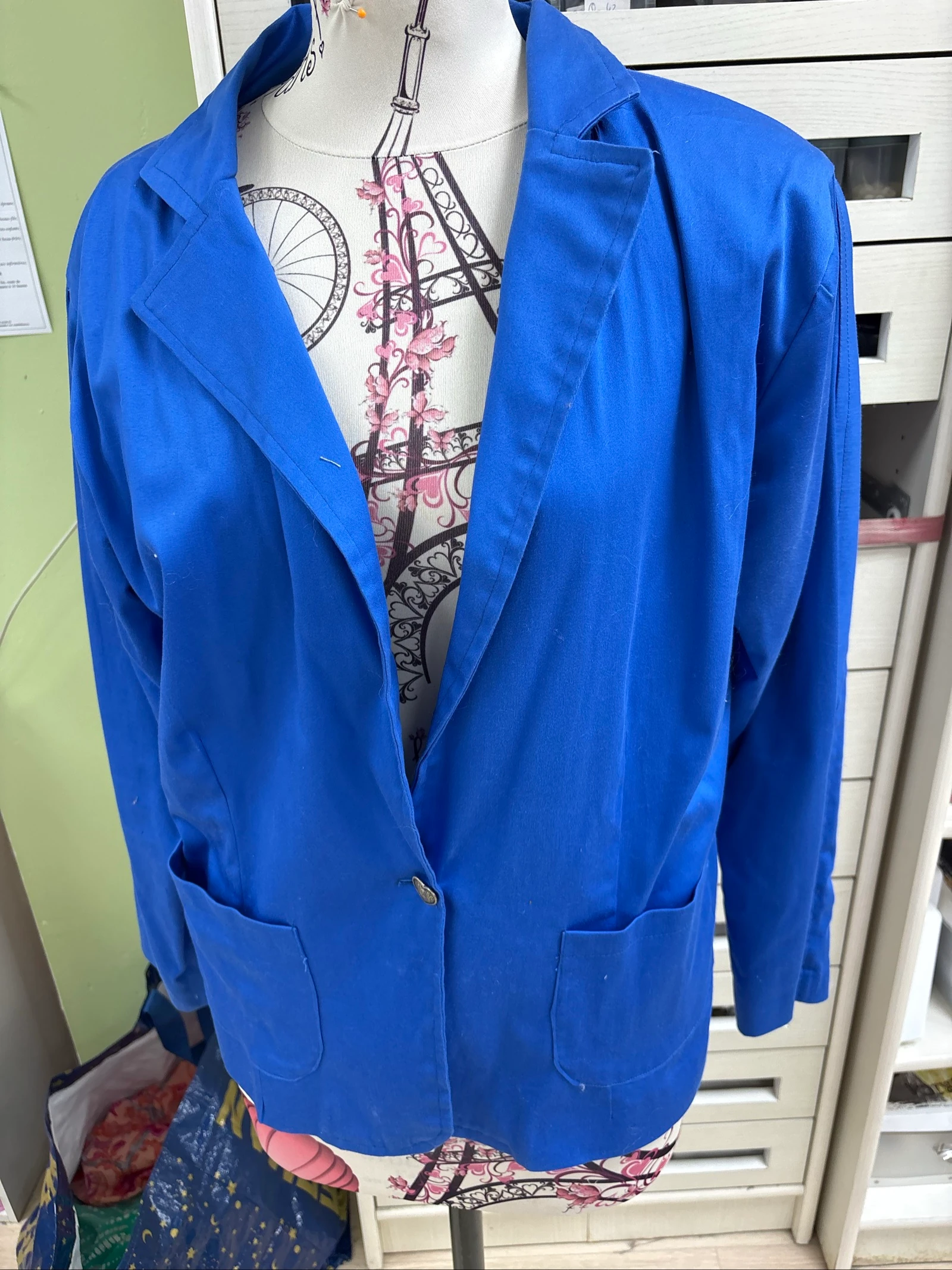 Veste blazer bleu 